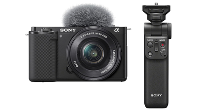 Sony Alpha ZV-E10L  with remote control and tripod feature
